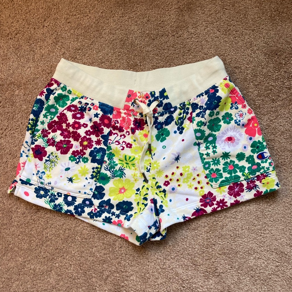 Champion floral shorts size M